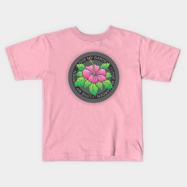 I Love My Garden Kids T-Shirt by Dale Preston Design